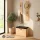 ELYO Shoe Bench with Seat, Gold Oak, 60 cm