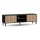 LIORA TV Board 150cm Anthrazit mit Türen in Gold Eiche