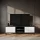 LIORA TV Board 150cm Anthrazit mit Türen in weiß