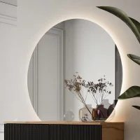 Spiegel AUBE mit LED Beleuchtung 80-100 cm