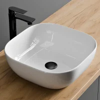 Single-handle faucet for washbasin – glossy black,...