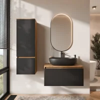 Conjunto de muebles de baño ARISA con armario alto...