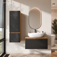 Conjunto de muebles de baño ARISA con armario alto...