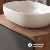 ARISA Badmöbel Set inkl. Hochschrank in Schwarz...