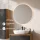 Ensemble de meubles de salle de bains ARISA avec armoire haute noire – Avec miroir Nova à LED et lavabo à poser en céramique blanche de 60 cm