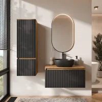 ARISA Bathroom Furniture Set, including a tall cabinet in...