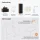 ARISA Badmöbel Set inkl. Hochschrank in Schwarz Geriffelt – Mit Nova LED Spiegel und schwarzem Keramik-Aufsatzwaschbecken 60 cm