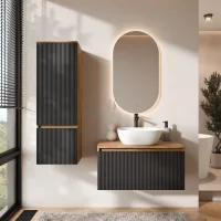 Conjunto de muebles de baño ARISA con armario alto...