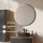 Ensemble de meubles de salle de bains ARISA avec armoire haute noire – Avec miroir LED Veluna et lavabo à poser en céramique noire de 55 cm