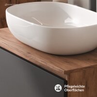 ARISA Badmöbel Set inkl. Hochschrank in Schwarz...