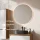 Ensemble de meubles de salle de bains ARISA avec armoire haute blanche – Avec miroir LED Nova et lavabo à poser en céramique noire de 55 cm
