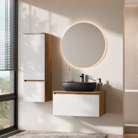 ARISA Badmöbel Set inkl. Hochschrank in Weiß...