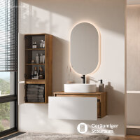 ARISA Badmöbel Set inkl. Hochschrank in Weiß -...