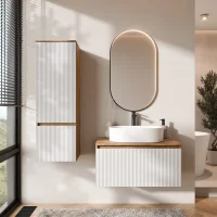 Conjunto de muebles de baño ARISA con armario alto...