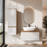 Conjunto de muebles de baño ARISA con armario alto...