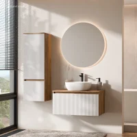 Conjunto de muebles de baño ARISA con armario alto...