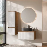 Conjunto de muebles de baño ARISA con armario alto...