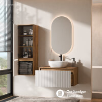 ARISA Badmöbel Set inkl. Hochschrank in Weiß...