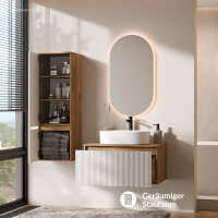 ARISA Badmöbel Set inkl. Hochschrank in Weiß...