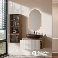 Conjunto de muebles de baño ARISA con armario alto...