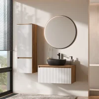 Conjunto de muebles de baño ARISA con armario alto...