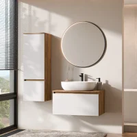 Conjunto de muebles de baño ARISA con armario alto...