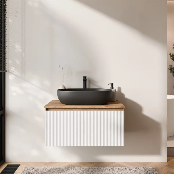 Lavabo Arisa con vasca da 60 cm, vari colori