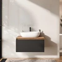 Lavabo Arisa con vasca da 60 cm, vari colori