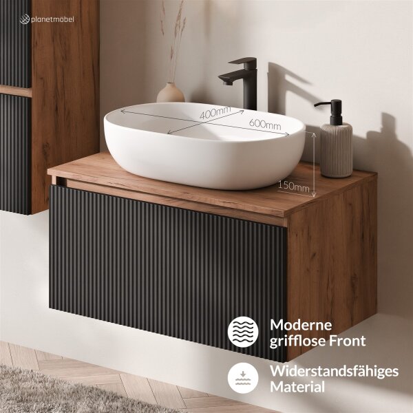 Arisa Waschtisch mit Waschbecken 60 cm, verschiedene Farben