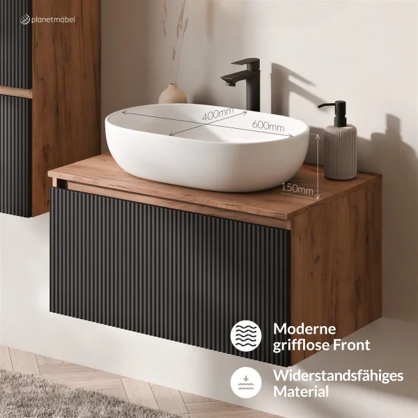 Arisa Waschtisch mit Waschbecken 60 cm, verschiedene Farben