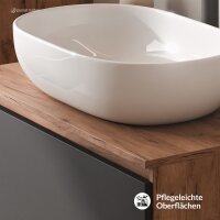 ARISA Waschtisch 80 cm Schwarz mit...