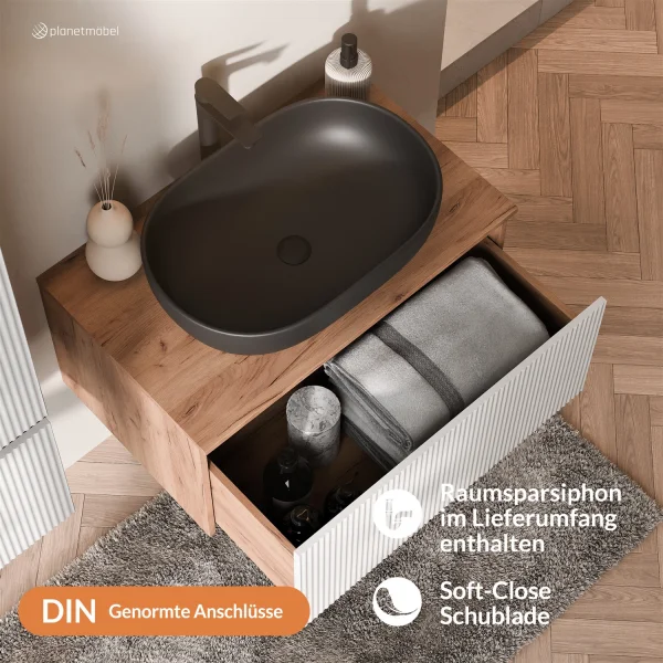 Arisa Vanity Unit with 60 cm Basin, available in various colors