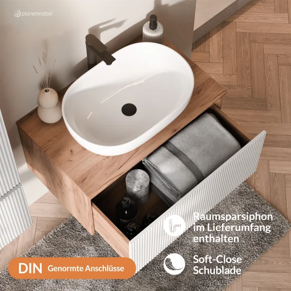 Arisa Vanity Unit with 60 cm Basin, available in various colors