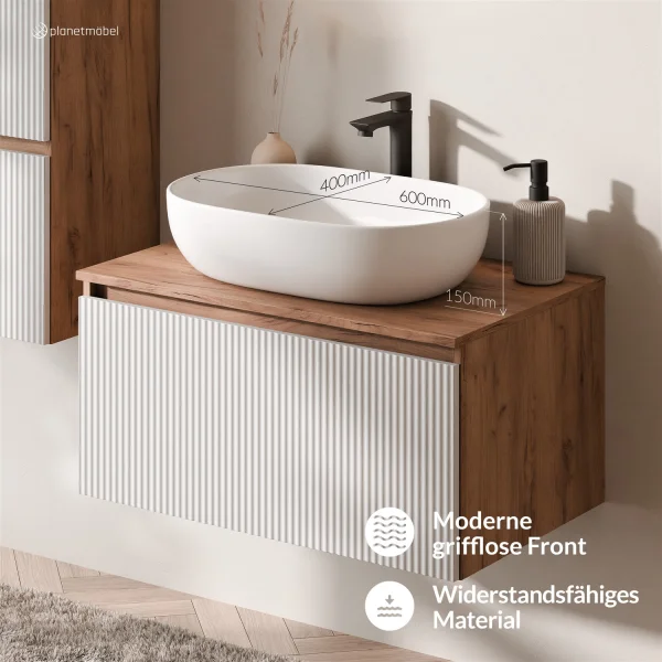 Arisa Vanity Unit with 60 cm Basin, available in various colors