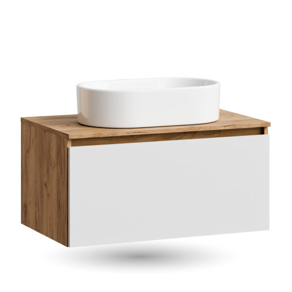 ARISA Waschtisch 80 cm mit Waschbecken 55 cm