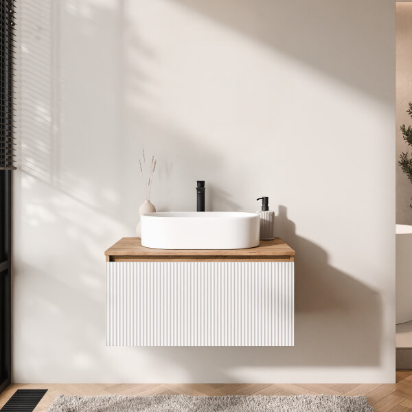 ARISA Waschtisch 80 cm mit Waschbecken 55 cm