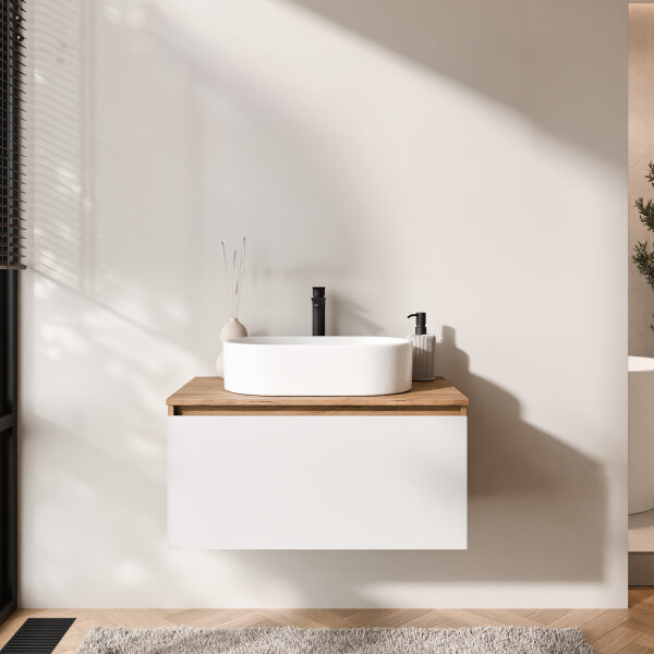 ARISA Waschtisch 80 cm mit Waschbecken 55 cm