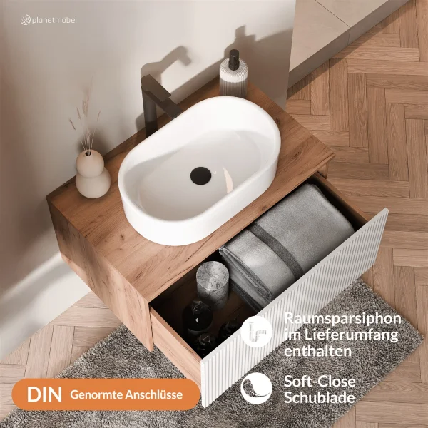 Arisa Vanity Unit with 60 cm Basin, available in various colors