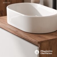 ARISA Waschtisch 80 cm Weiß mit...