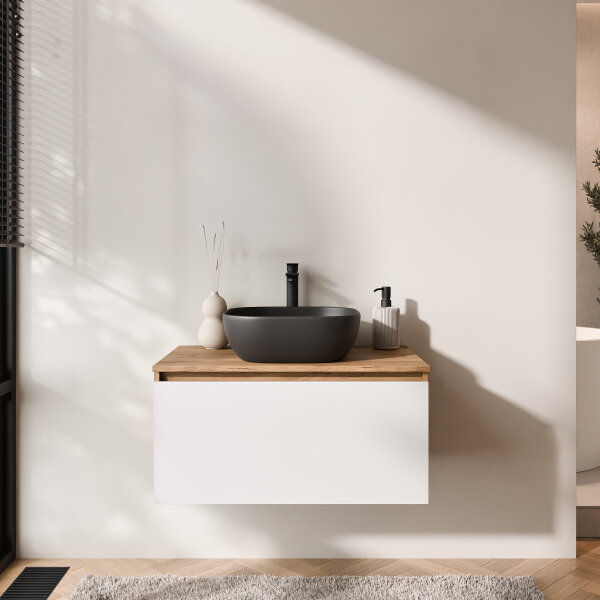 Arisa Vanity Unit with 42 cm Basin, available in various colors