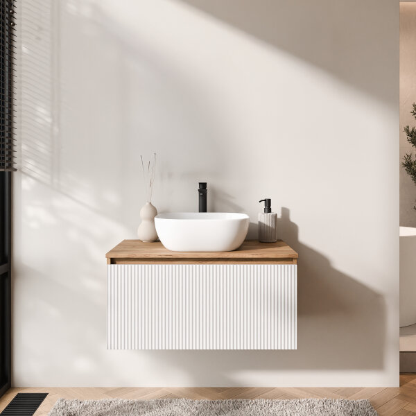 Arisa Vanity Unit with 42 cm Basin, available in various colors