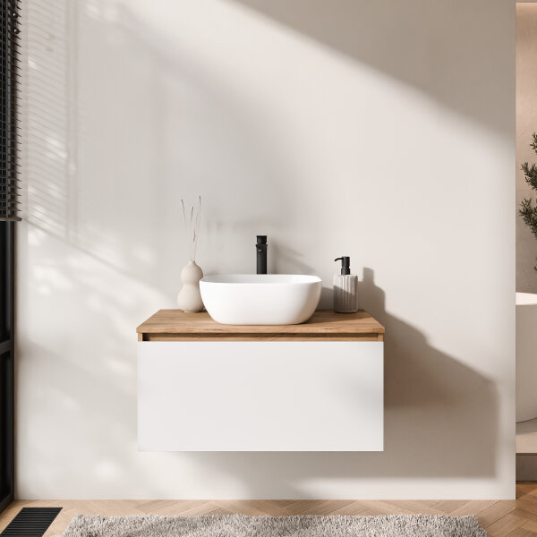 Arisa Vanity Unit with 42 cm Basin, available in various colors