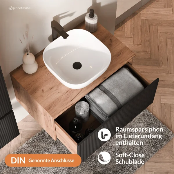 Arisa Vanity Unit with 60 cm Basin, available in various colors