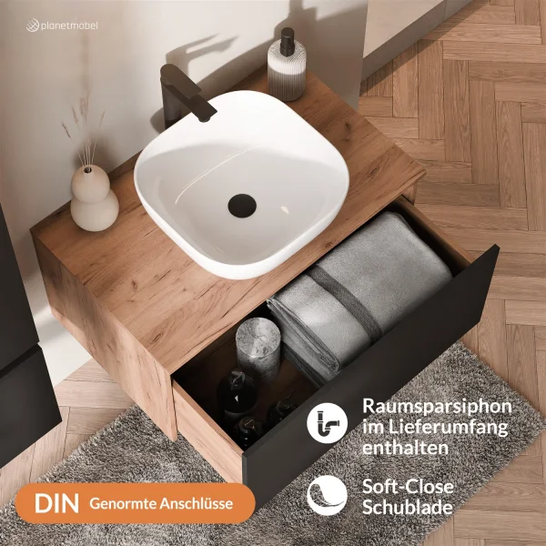 Arisa Vanity Unit with 60 cm Basin, available in various colors