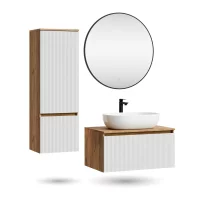 ARISA Badm&ouml;bel Set inkl. Hochschrank &ndash; Mit...