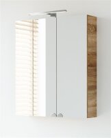 Badmöbel-Set mit Spiegelschrank 63cm (Sonoma Eiche)
