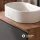 Ensemble de meubles de salle de bains ARISA en noir - Avec armoire de toilette « ARIA » et lavabo à poser en céramique blanche de 55 cm