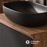 Conjunto de muebles de baño ARISA en negro...