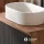 ARISA Bathroom Furniture Set, Black Ribbed – With Veluna LED Mirror and White Ceramic Countertop Sink (55 cm)