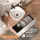 ARISA Bathroom Furniture Set, White Ribbed – With Veluna LED Mirror and White Ceramic Countertop Sink (42 cm)